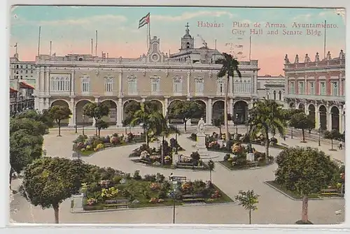 61994 Ak Habana Cuba Plaza de Armas City Hall 1926