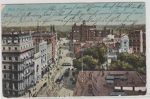 61976 Ak Hartford Conn. Main Street 1911