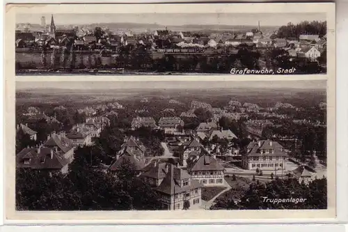 61915 Mehrbild Ak Grafenwöhr Stadt und Truppenlager 1940