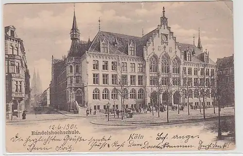 61864 Ak Cologne Handelshochschule 1901