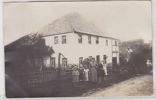 61854 Foto Ak Mittweida Dreiwerden Schönborn Wohnhaus um 1910