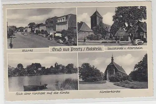 61770 Mehrbild Ak Gruß aus Preetz Holstein 1959