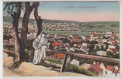 61767 Ak Alger Vue prise de Mustapha um 1910