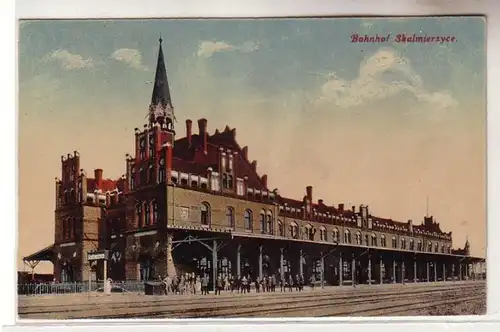 61546 Feldpost Ak Gare de Scalmierzyce Skalmierschütz1918