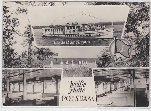 61521 Ak Potsdam Weiße Flotte MS Seebad Templin 1967