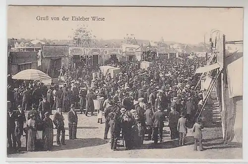 61432 Ak Gruß von der Eisleber Wiese 1927