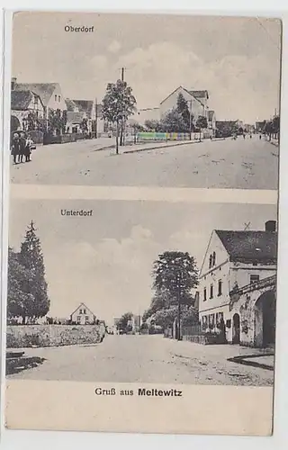 61377 Ak Gruß aus Meltewitz Oberdorf und Unterdorf um 1930