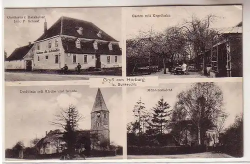 61370 Multi-image Ak Salutation de Horburg bei Schkeuditz 1910