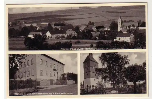 61366 Mehrbild Ak Stürze Bäckerei und Gemischtwarenhandlung um 1940