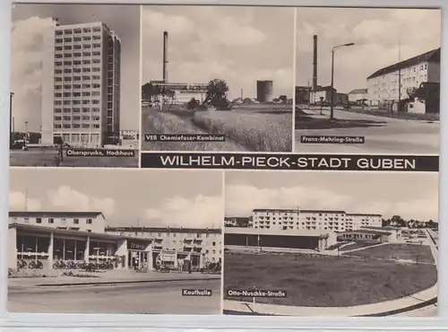 61282 Mehrbild Ak Wilhelm Pieck Stadt Guben Stadtansichten 1968