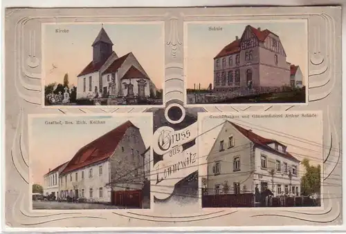 61271 Mehrbild Ak Gruß aus Lonnewitz Gasthof Gänsemästerei usw. 1911