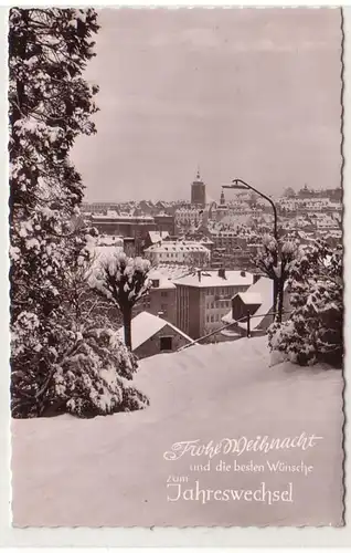 61253 Ak Siegen i.W. Vue du domicile Joyeux Noël et fin d'année 1964