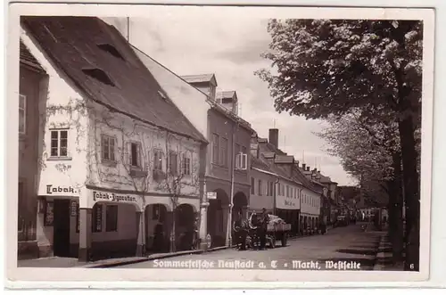 61250 Ak Nouvelle ville (Sudetenland) Marché côté ouest 1938