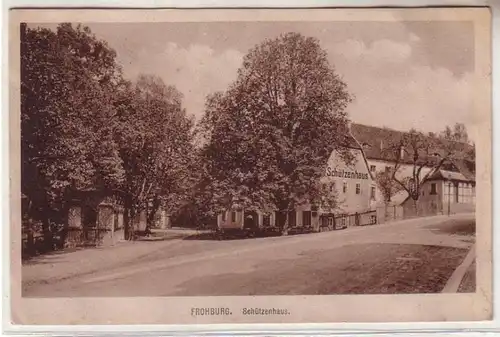 61245 Ak Frohburg Schützenhaus 1914