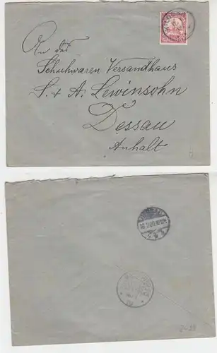 63476 Brief Deutsch Ostafrika von Kilossa über Morogoro nach Dessau 1909