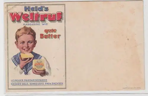 63432 Publicité Ak Leipziger Margarinefabrik Richard Held Schkeuditz vers 1920