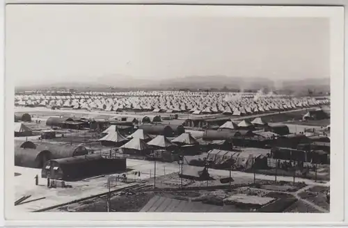 63411 Foto Ak riesiges Zeltlager auf einem Truppenübungsplatz um 1935