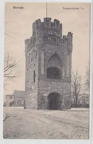 63396 Ak Stendal Tangermünder Tor 1918