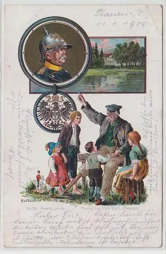 63257 Künstler Ak Fürst Bismarck 1900