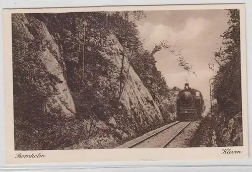 63198 Ak Bornholm Kleven Dampflokomotive um 1910