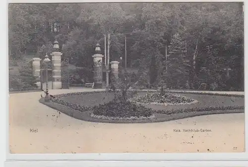 63158 Ak Kiel kaiserlicher Yachtclub Garten 1906