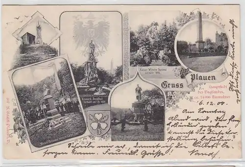 63119 Mehrbild Ak Gruss aus Plauen im Vogtland 1900