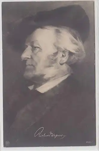 63091 Ak Wilhelm Richard Wagner Compositeur et écrivain vers 1900