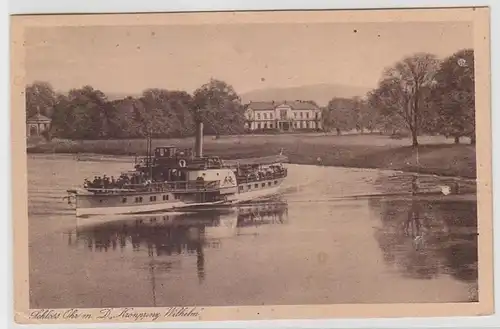 63075 AK Hameln Château oreille avec vapeur prince héritier Wilhelm 1925