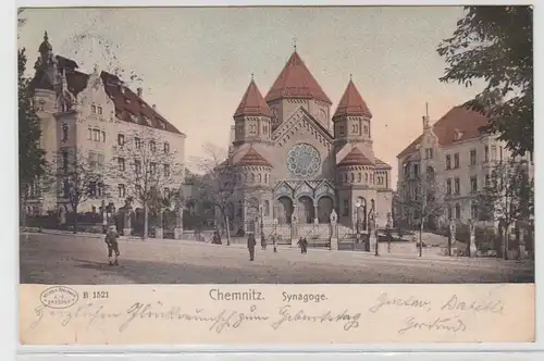 62903 Studentika Ak Chemnitz Synagoge 1904