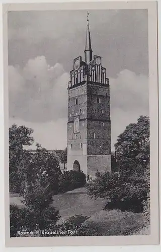 62867 Ak Rostock Kröpeliner Tor vers 1940