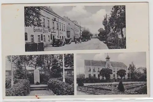 62830 Mehrbild Ak Königsbrück in Sachsen Gasthof Stenz 1941