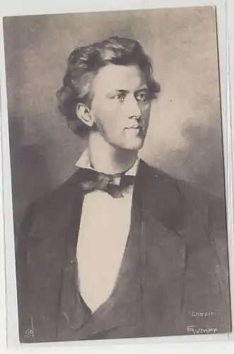62755 Ak Frédéric Chopin Compositeur vers 1900
