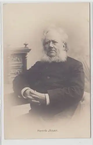 62744 Ak Henrik Johan Ibsen norwegischer Schriftsteller um 1900