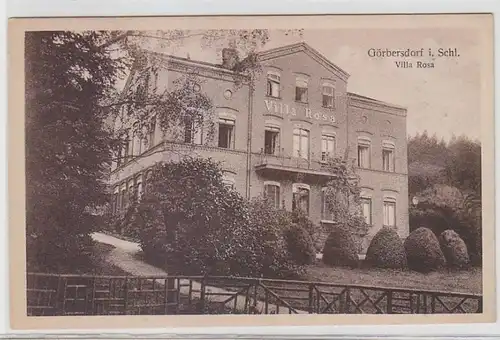 62683 Ak Görbersdorf in Silésien Villa Rosa vers 1930