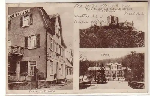 61142 Ak Harkerode Aschersleben Land Gasthaus zur Erholung 1930