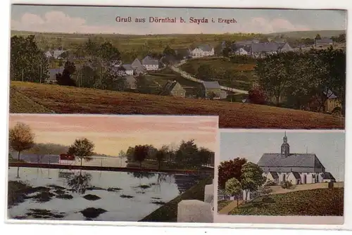 61121 Mehrbild Ak Gruß aus Dörnthal bei Sayda im Erzgebirge 1913