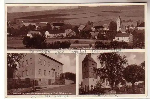 60979 Mehrbild Ak Stürza bei Dürröhrsdorf Bäckerei usw. 1940