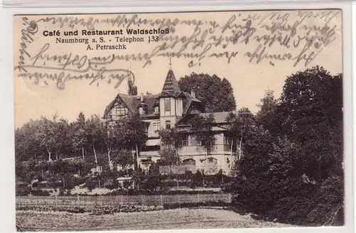 60963 Ak Naumburg an der Saale Café und Restaurant Waldschloß 1927