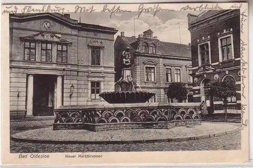 60912 Ak Bad Oldesloe Neuer Marktbrunnen 1928