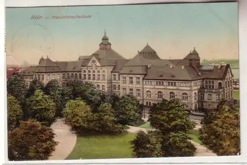 60899 Ak Cologne Handelshochschule 1911