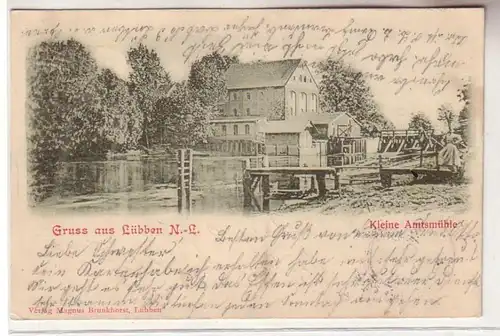 60858 Ak Gruß aus Lübben N.-L. kleine Amtsmühle 1902