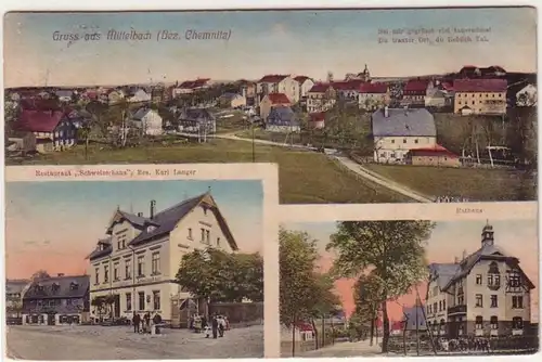60848 Mehrbild Ak Gruß aus Mittelbach (Bezirk Chemnitz) 1930