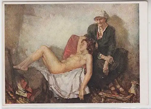 60845 Erotic Ak "Son et offense" Karl Troupe vers 1935