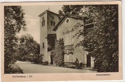 60811 Ak Waldenburg in Sachsen Parkschlößchen 1923