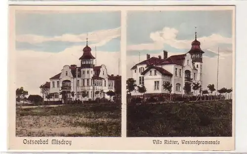 60643 Mehrbild Ak Ostseebad Misdroy Villa Richter Westendpromenade um 1910