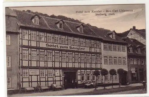 60640 Ak Stolberg Harz Hotel Zum Kanzler um 1910