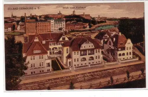 60626 Ak Solbad Bernburg Blick vom Kurhaus 1932