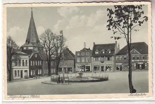 60618 Ak Lütjenburg in Holstein Marktplatz um 1930