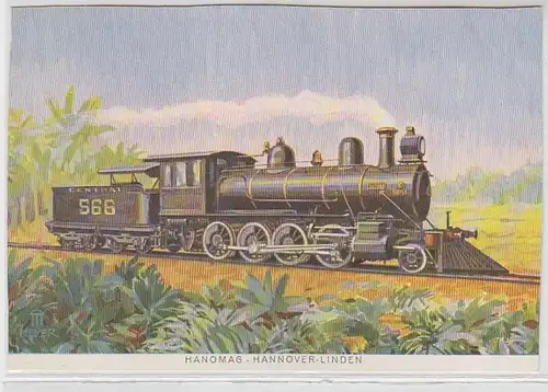 60601 Ak Hanomag Hannover Linden Locomotive de fret Brésil vers 1930