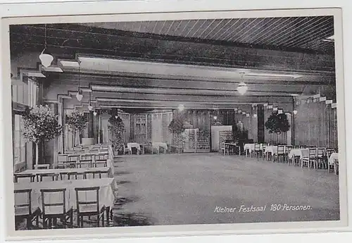 60583 Ak Leipzig-Connewitz Wald-Café Kleiner Festsaal für 180 Personen um 1930